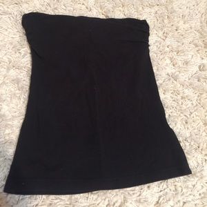 H&M black tube top with built in bra