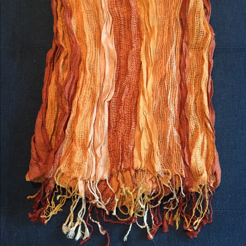 Orange scarf