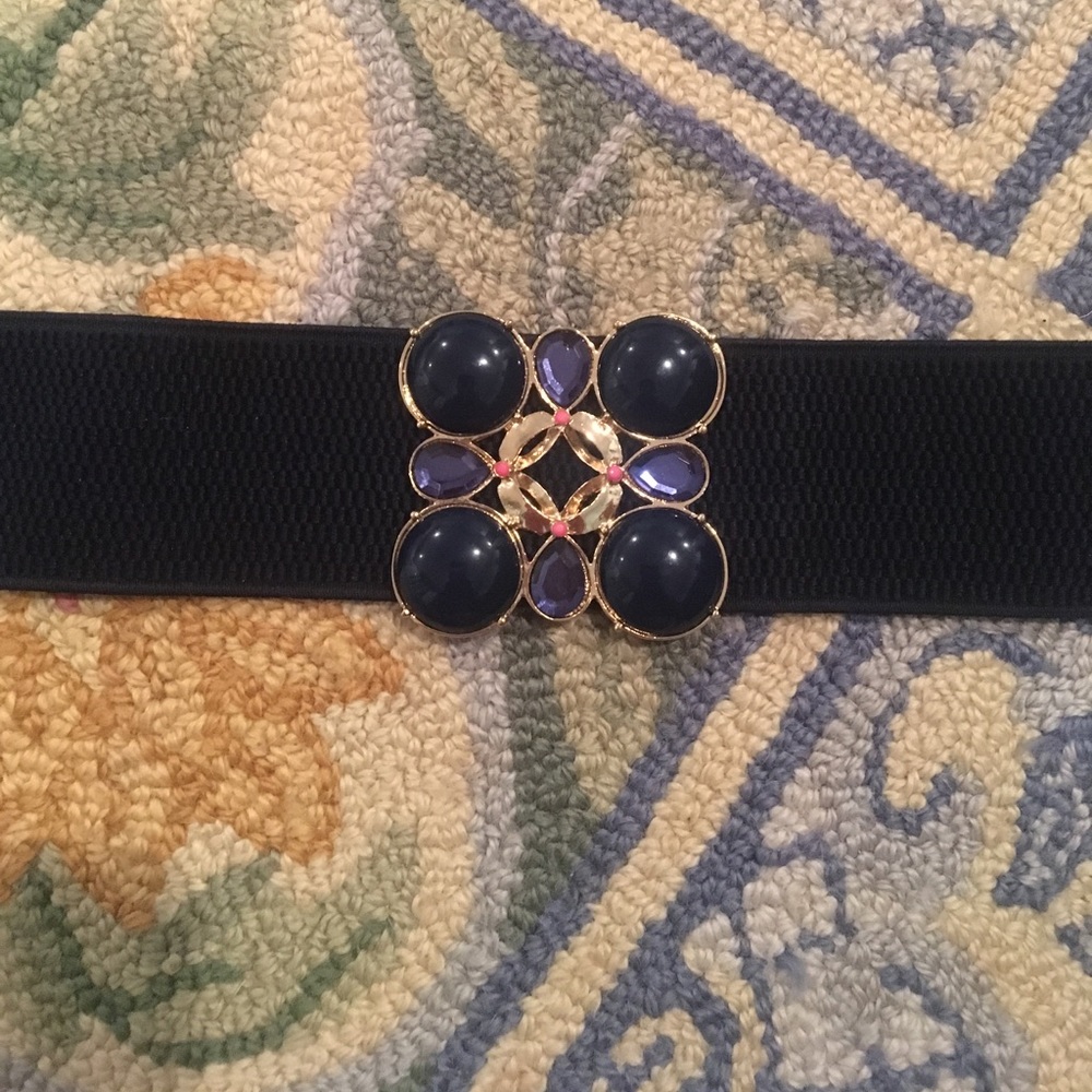 Lilly pulitzer navy belt