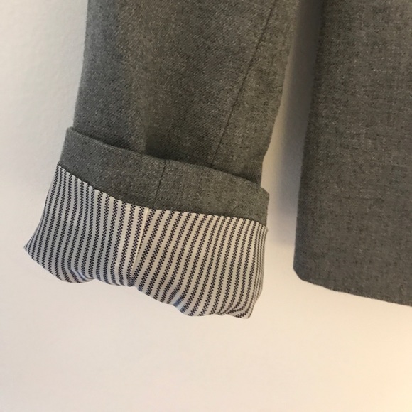 Perfect gray fall blazer with beautiful details - Picture 2 of 4