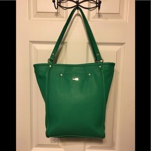 Green handbag