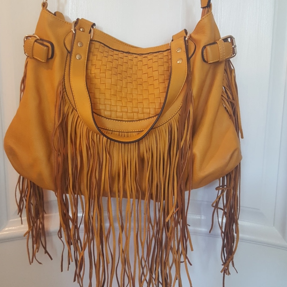 Melie Bianco beautiful fringe purse