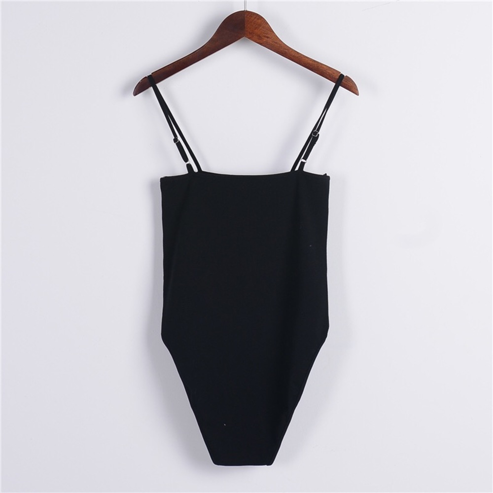 'Riley' Flat Black Bodysuit - Picture 6 of 8