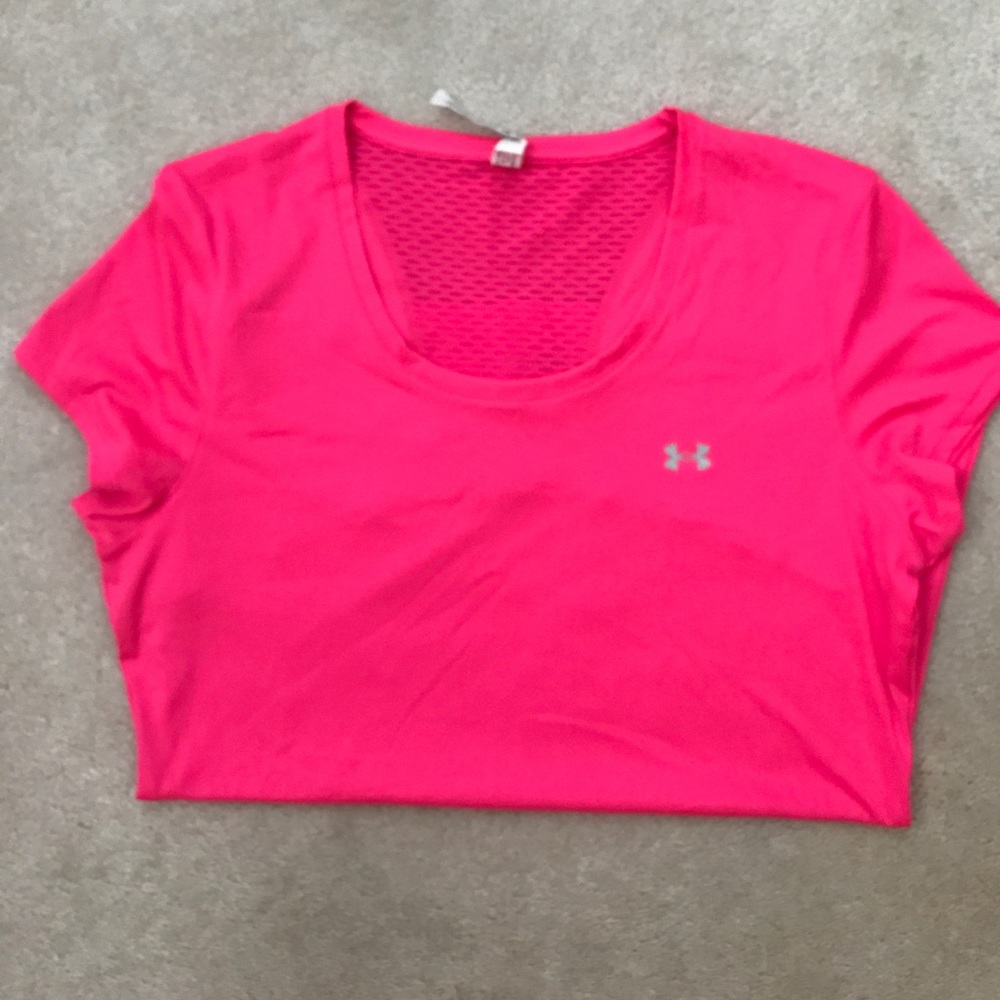 Neon Pink Under Armour Shirt