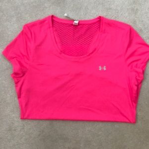Neon Pink Under Armour Shirt