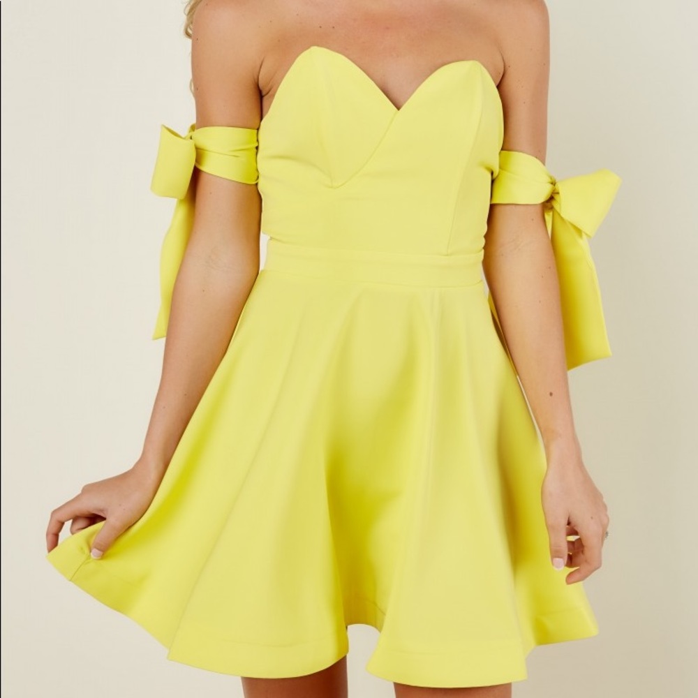 New with tags yellow dress