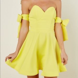 New with tags yellow dress