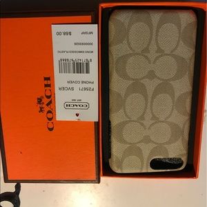 Coach cases iPhone 7plus