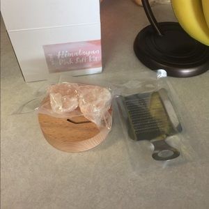 Pink Himalayan salt kit