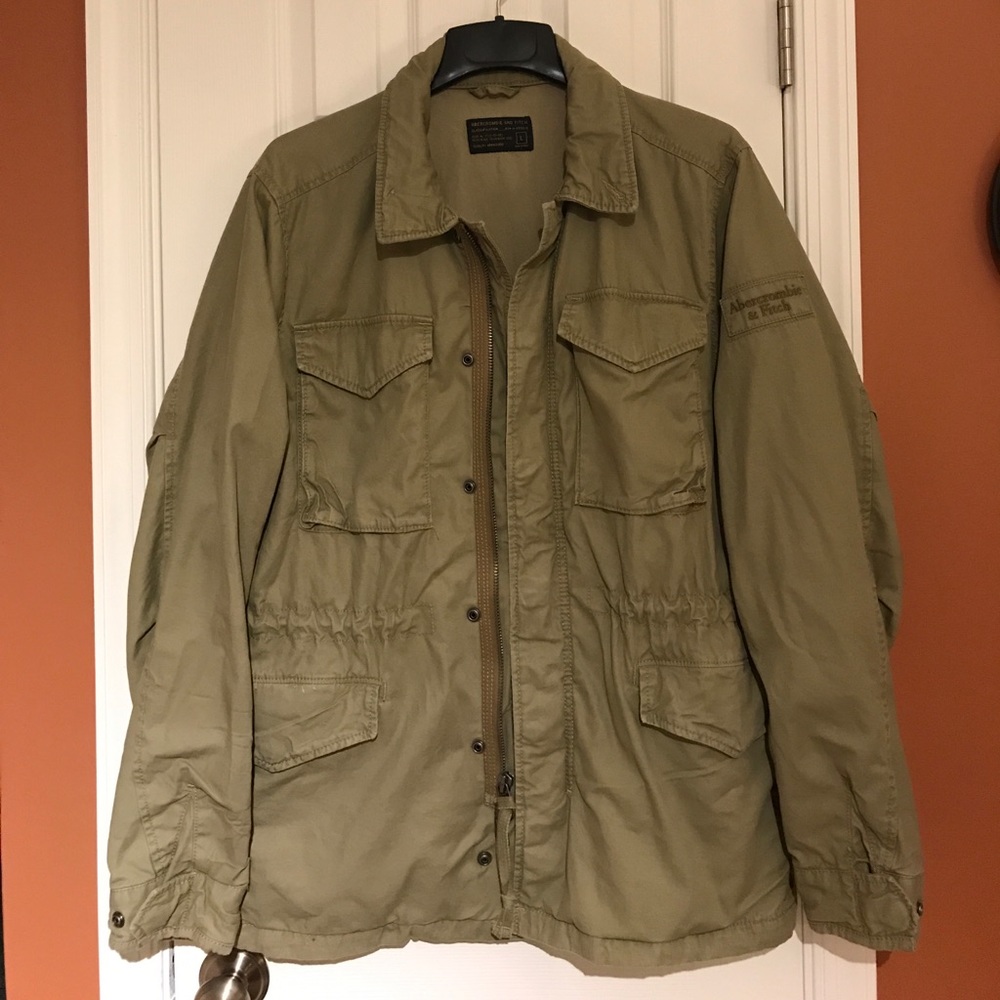 Brand new Abercrombie military style jacket size L