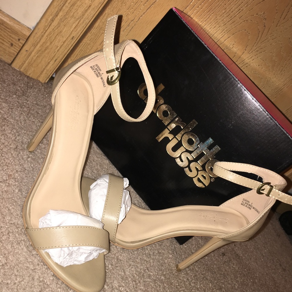 Natural colored heels