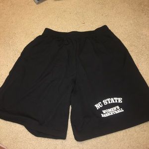 Black basketball shorts
