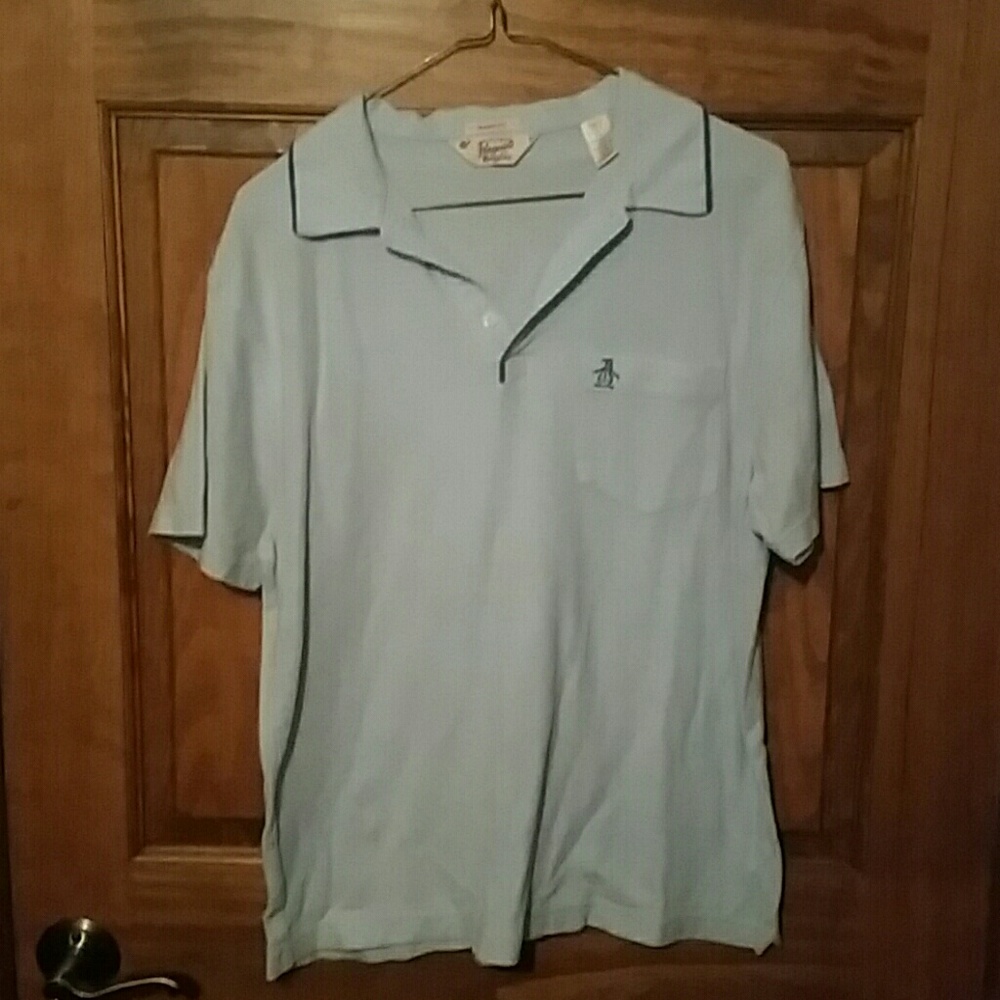 Penguin Short Sleeve Polo with Pocket Sz M
