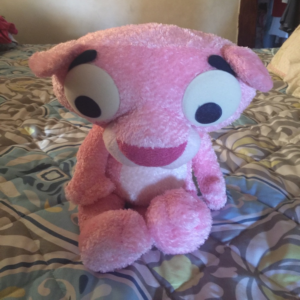 Pink panther soft plush