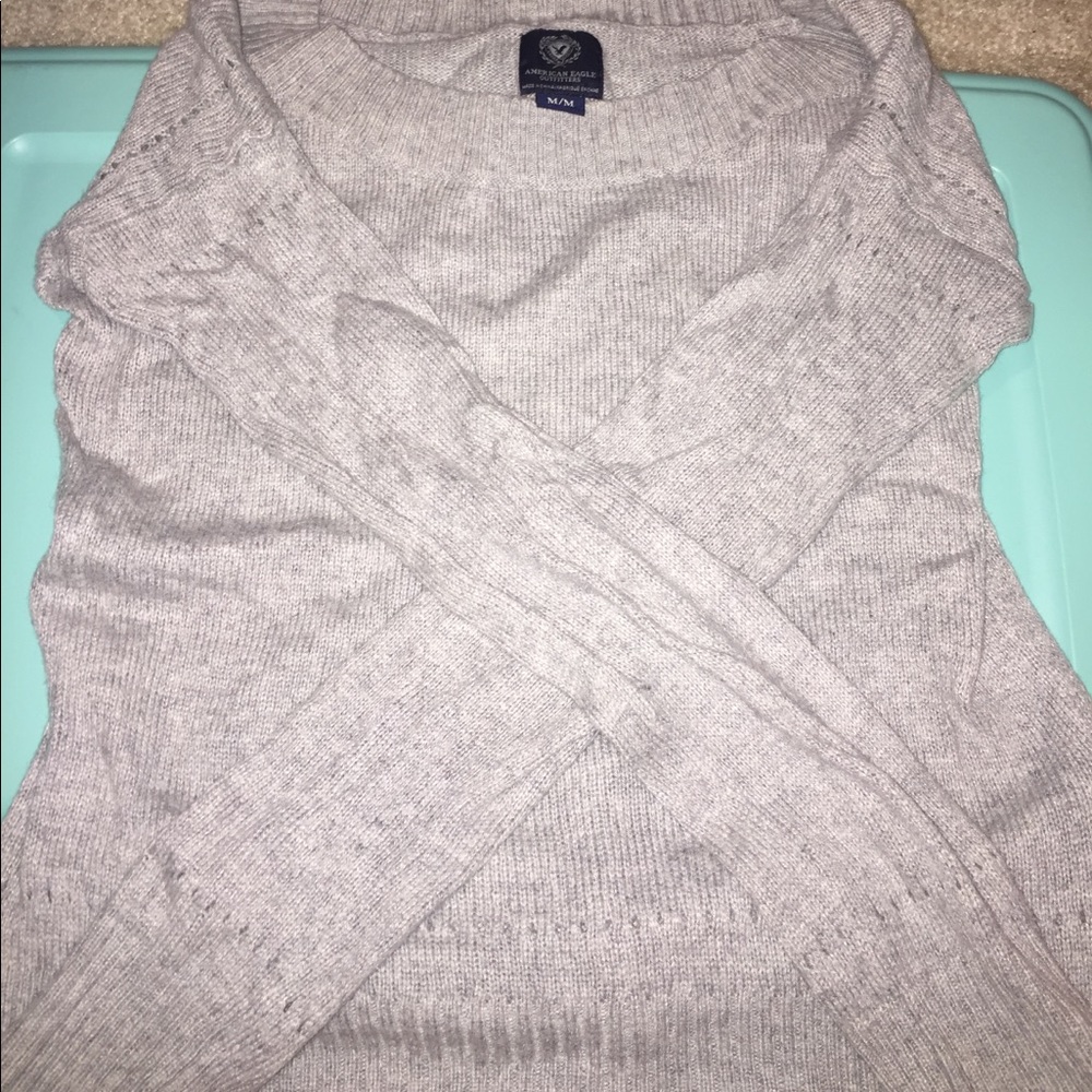 Gray American Eagle Outfitters Sweater