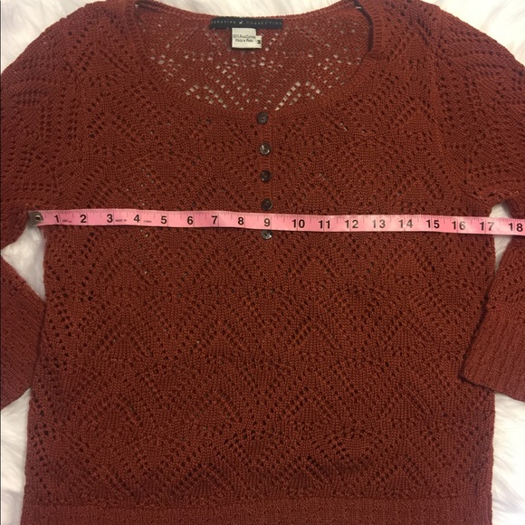 Peruvian connection size medium deep orange knit - Picture 4 of 8