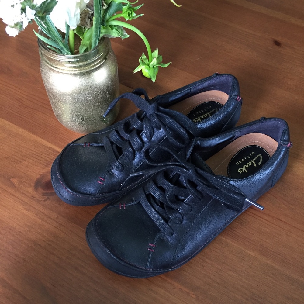 CLARKS leather Sneakers