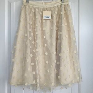 Sweet Swiss polka dot skirt