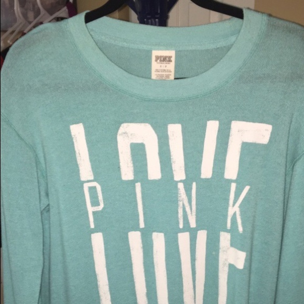 Pink Victoria's Secret crew neck
