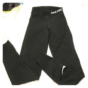 Black nike pro leggings