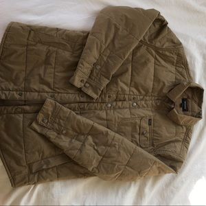 Brixton Cass  tan button-up jacket, like new