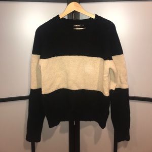Black and white sweater