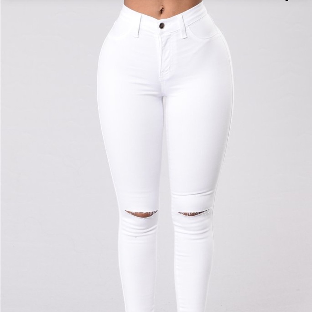 Fashion Nova high waisted canopy jeans