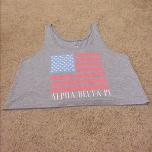 American themed ADPi crop top 💎🇺🇸