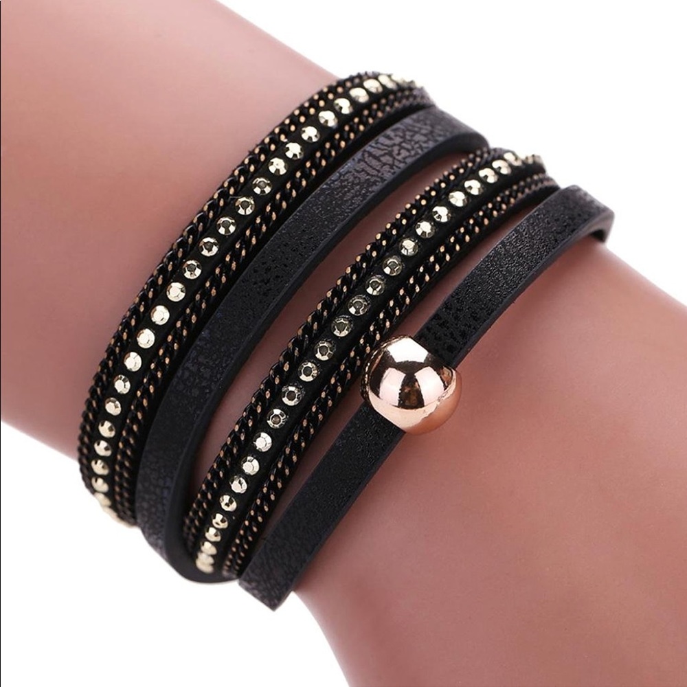 Bohemian Wrap Bracelet with Magnetic Clasp