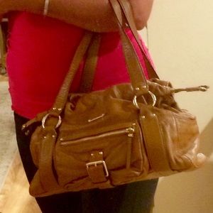 Michael Kors tan leather purse