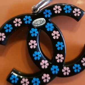 Chanel Daisy Flowers Resin Earrings