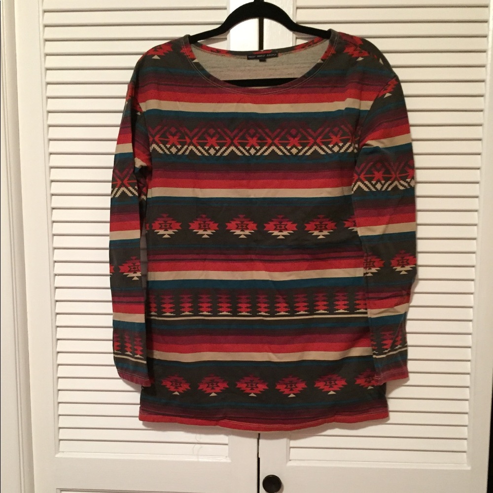 Aztec fleece tunic/dress