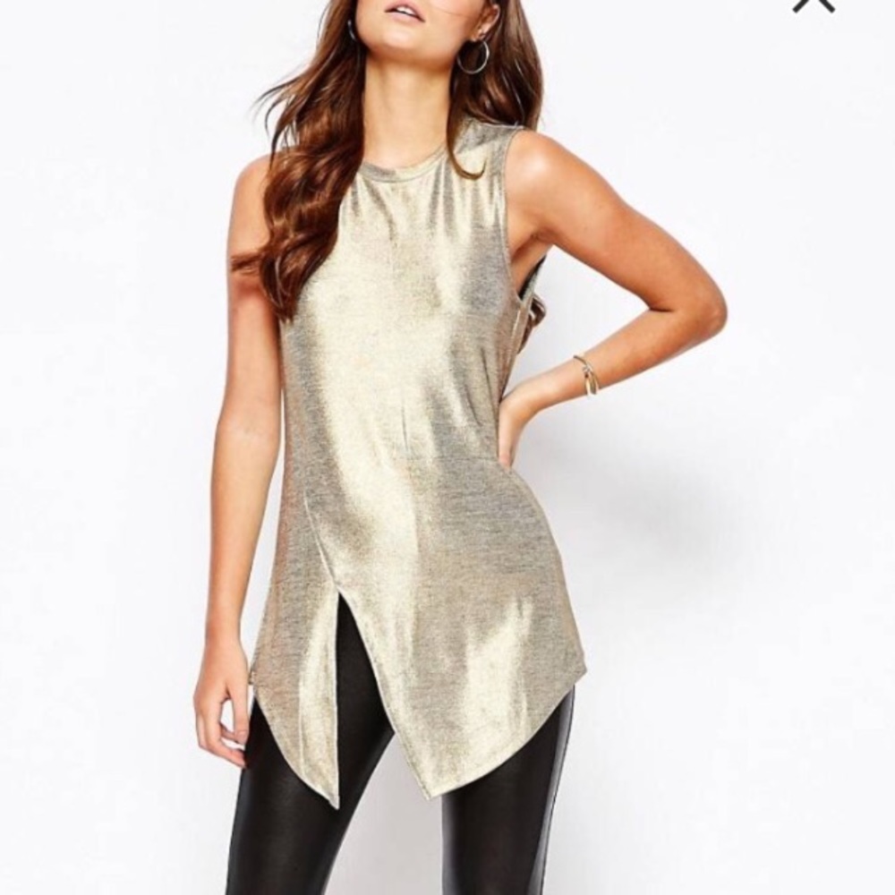 ASOS First And I Split Front Top
