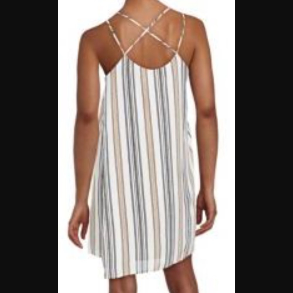 Collective concepts striped dress