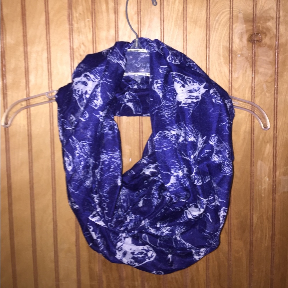 Blue Waves Infinity Scarf