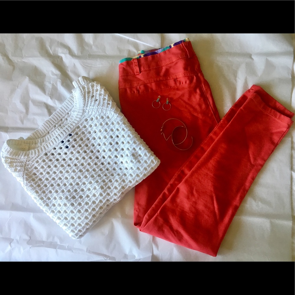 White Cynthia Rowley crochet top