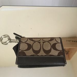 Coach keychain change purse