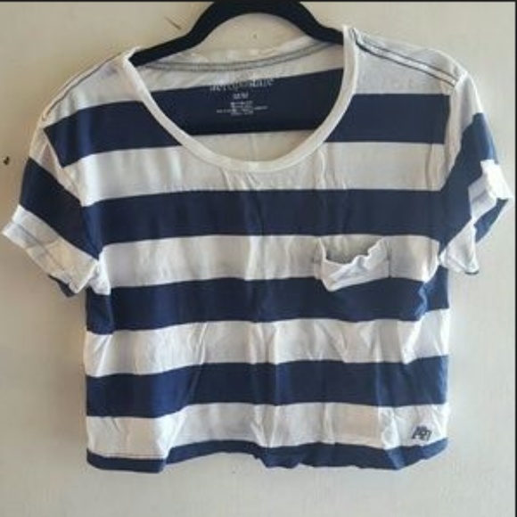 Aeropostal Stripe Crop Tops - Picture 4 of 4