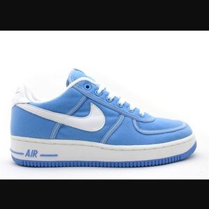 Nike Air Force 1 Canvas University Blue
