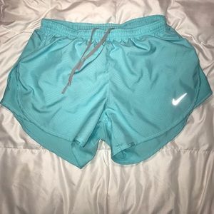 Teal blue Nike shorts