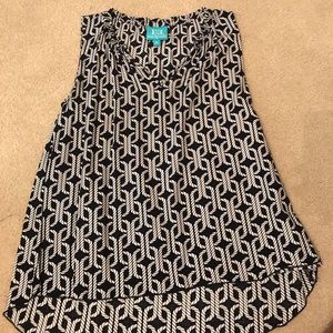 Escapada "knot" patterned blouse