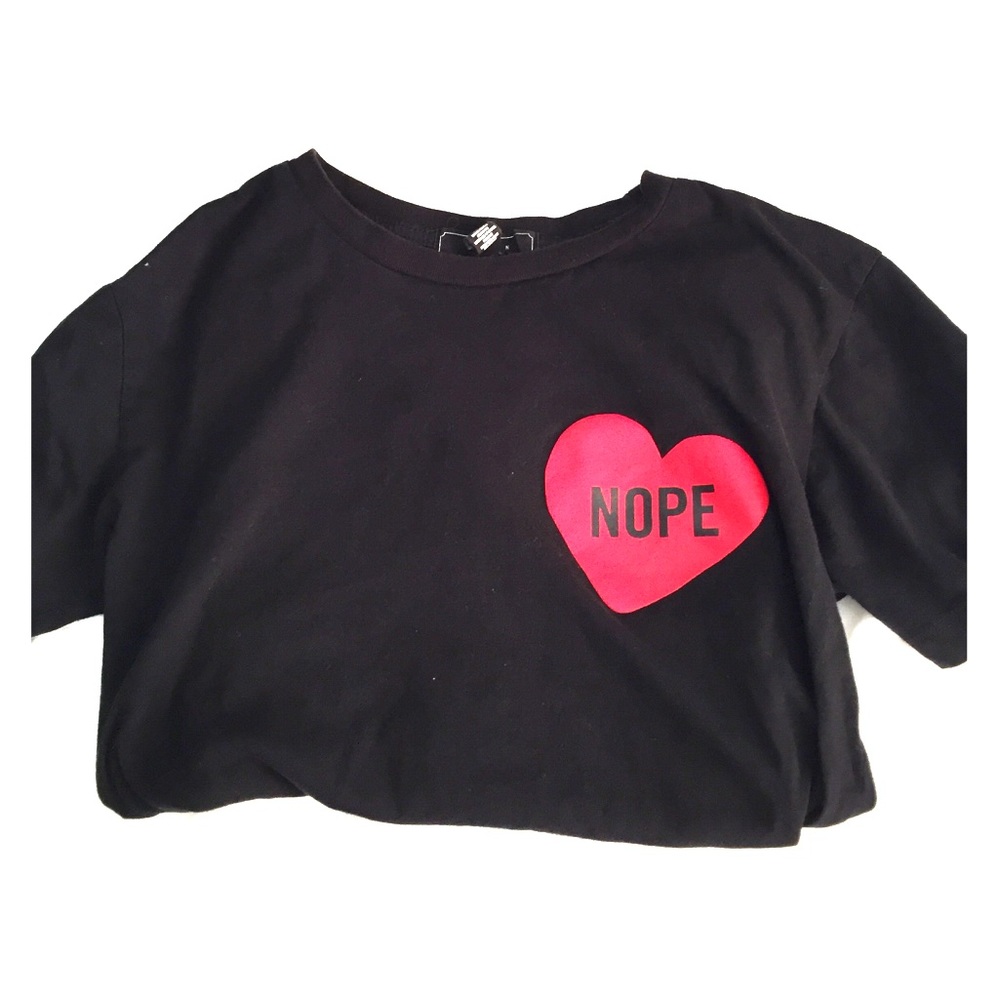 Forever 21 men black t shirt