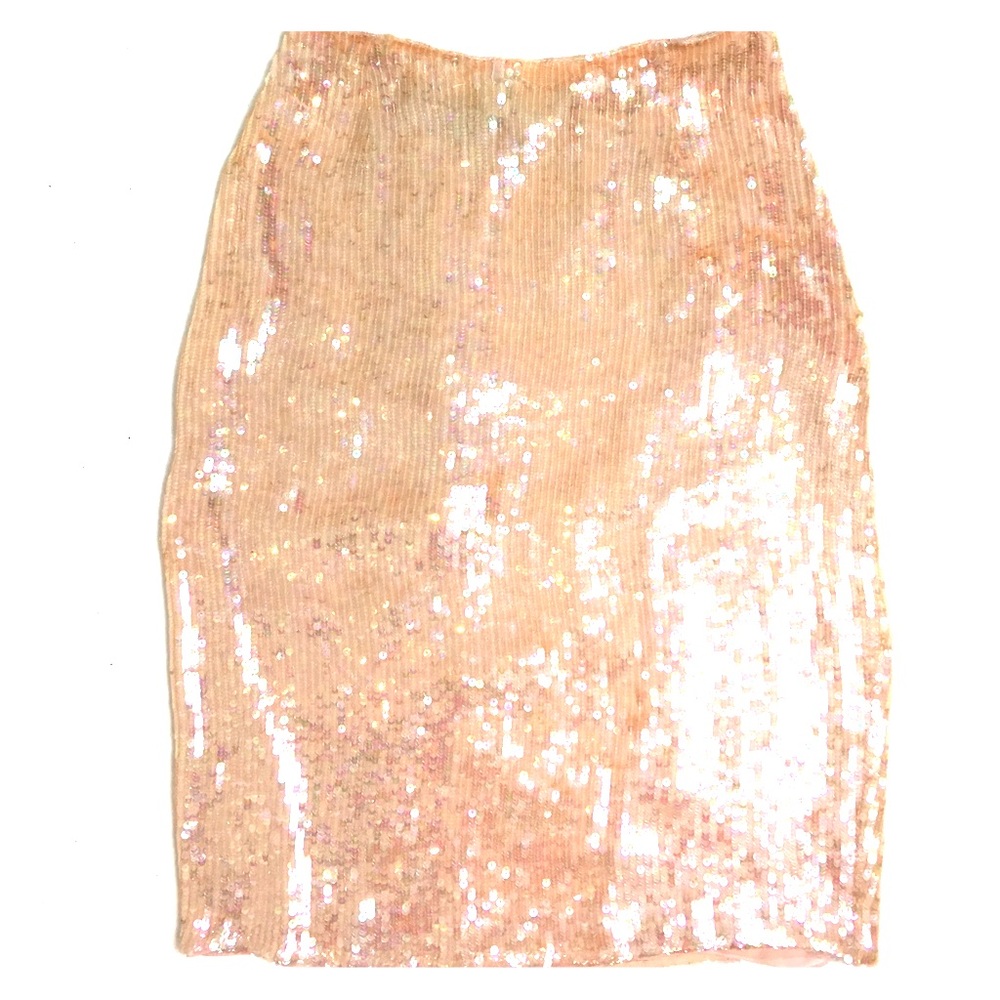 Pink Sequin Skirt Size 4 XS