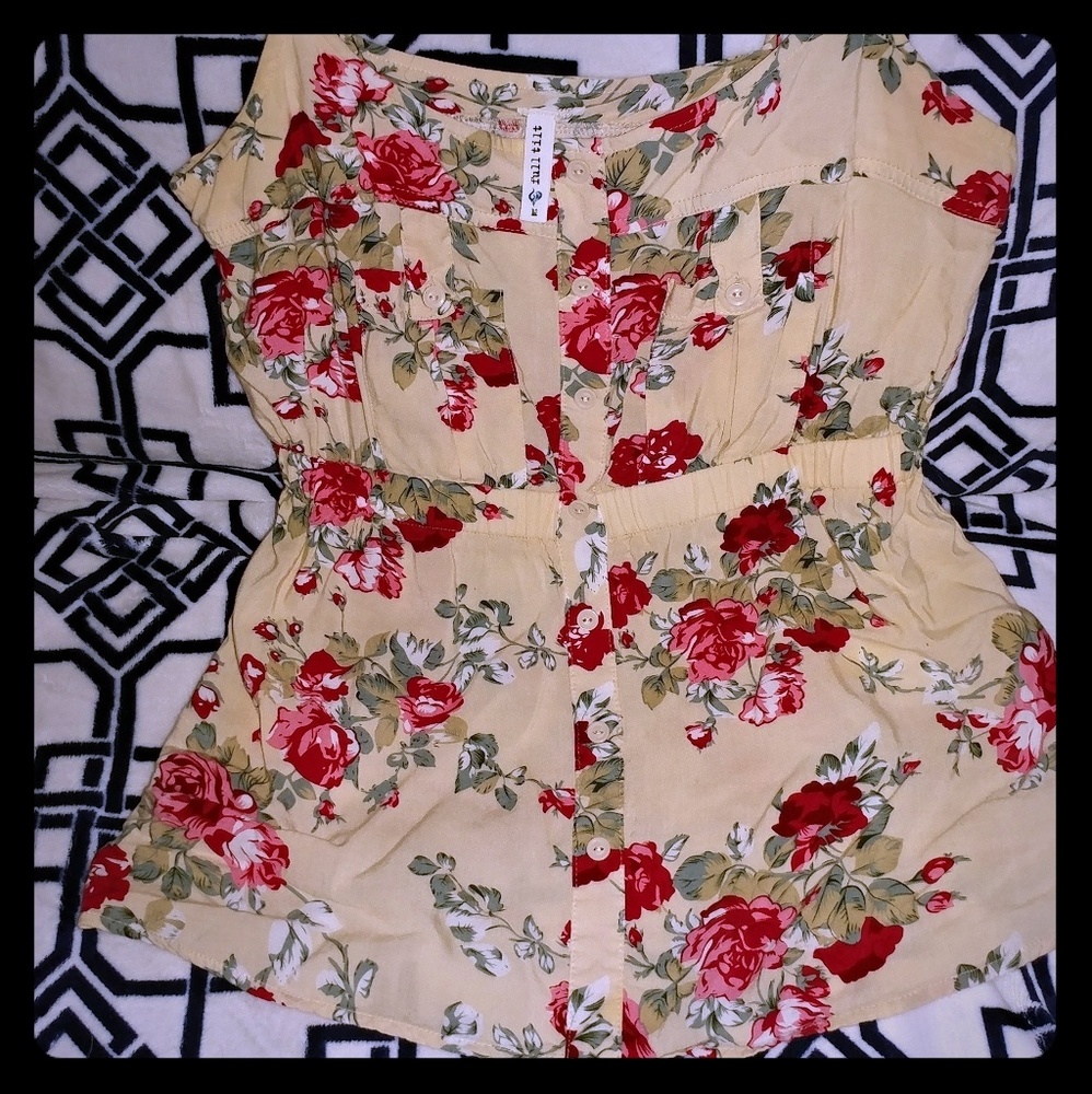 Flowery tank top