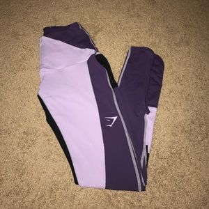 NEVER WORN purple Gymshark Prism leggings, size XS