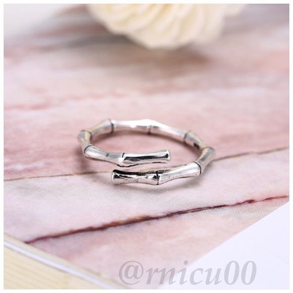 925 Boho Simple Stack Adjustable Finger Ring! - Picture 3 of 8