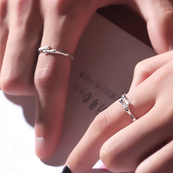 925 Boho Simple Stack Adjustable Finger Ring! - Picture 7 of 8