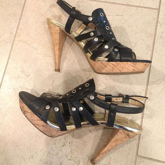 Michael Kors Laci platform studded rivet sandals 6.5 - Picture 5 of 11