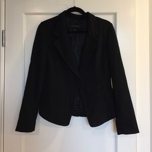 Banana republic  black blazer with lapel detail