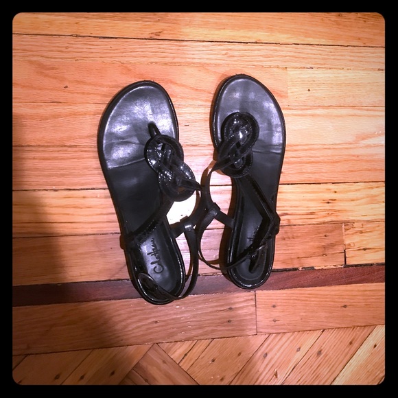 Black Cole Haan sandals - Picture 1 of 2